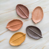 Autumn Leaf Trays | Jewelry Trinket Dish | Fall Colour Leaves