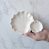 Dual Seashell Jewelry Dish | Coastal Trinket Tray