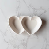 Double Heart Dish | Jewelry Dish