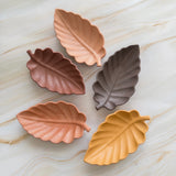 Autumn Leaf Trays | Jewelry Trinket Dish | Fall Colour Leaves