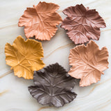 Autumn Leaf Trays | Jewelry Trinket Dish | Fall Colour Leaves