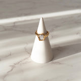 Olivia Ring | Organic Bezel Ring