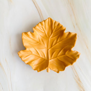 Autumn Leaf Trays | Jewelry Trinket Dish | Fall Colour Leaves