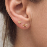 Bella Earrings | Dainty Bow Studs