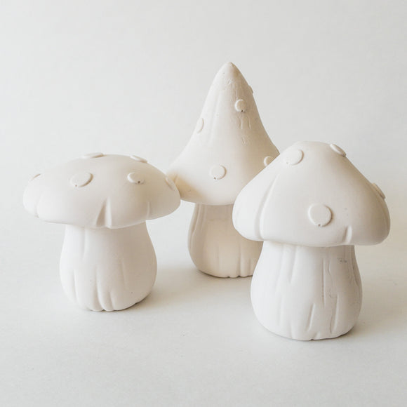 mushroom decor set