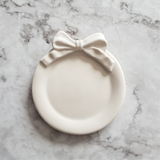 Baroque Style Bow Trinket Dish- Round