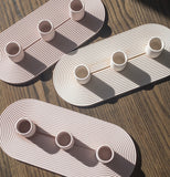 Trio Candlestick Holder- ridge design