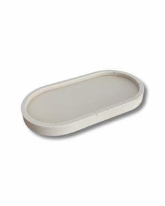 catchall oval tray for jewelry, kitchen, bathroom